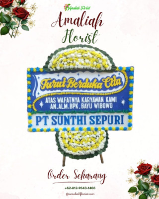 Papan Bunga Duka di Semidang Gumay