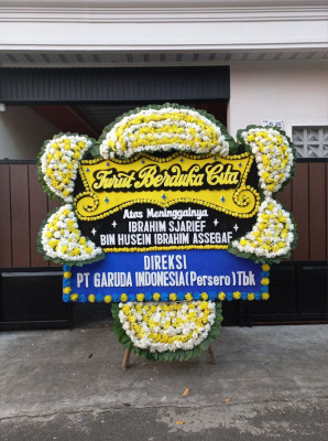 Papan Bunga Duka di Semidang Gumay