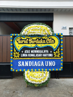 Papan Bunga Duka di Semidang Gumay
